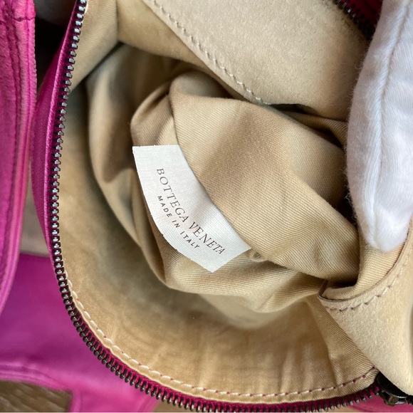 Bottega Veneta Intrecciato Hot Pink Buttery Soft Leather Tote Bag - Picture 9 of 15